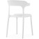 Plastic stool Vite plastic, white 49x48x75 cm