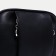 Cross-Bodi bag on zippers, external pocket, black color