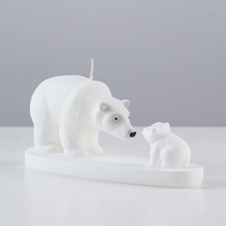 Decorative candle "Bear and Bear"-1