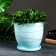 Flower pot "Magnolia" Blue, 4.7 liters
