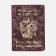 Cover for a pension certificate, burgundy color