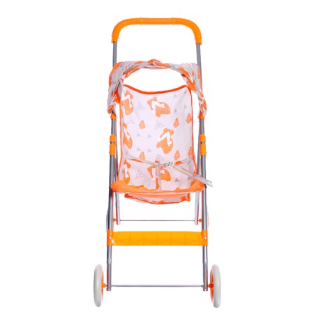 Summer stroller for dolls "Fox", metal frame-7