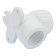 The square "Politek", polypropylene, 25 mm x 1/2 "mm, internal thread