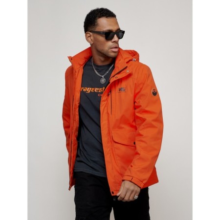 Sports male jacket, size 56, orange color-14