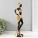 Polystone souvenir "African in gold with a jug in the hand" 7x7x29 cm
