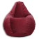 The hand-bag “pear” is positive carat, size xxl, diameter 105 cm, height 130 cm, velor, red color