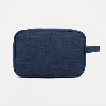 Lightning cosmetic bag, external pocket, blue color-1