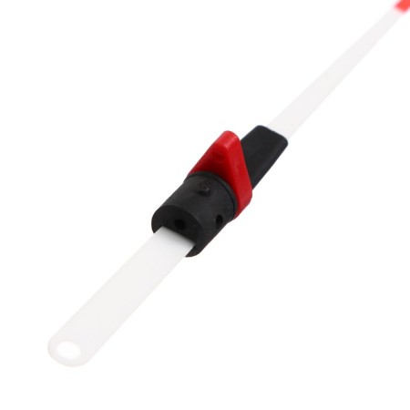 Fishing rod winter balalaika with a guard, black lightish color, HFB-37X-7