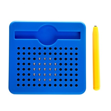 Magnetic tablet for drawing, 96 holes, blue-3