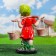 Garden figure "Girl with a rocker" Color 27x21x47cm mix