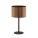 Saganto 1, 1x60W E27 table lamp, brown color