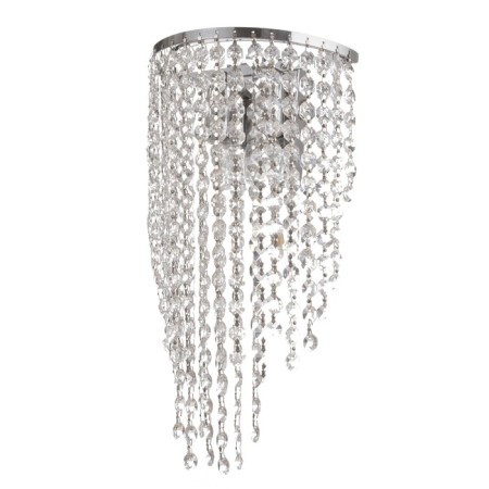 Bra "Gloria" 1x60W E14 chrome 20x12x32cm