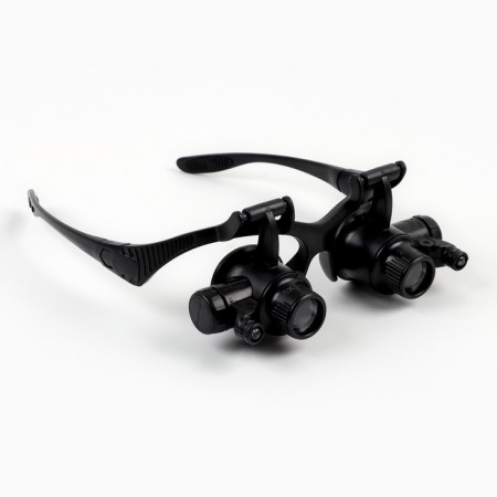 Binocular binocular lupa 10-25x, with backlight, 8 lenses in the kit-1
