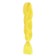 Zumba Kanecalon is monophonic, corrugated, 60 cm, 100 g, bright yellow color (#ay41)