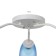 Six 3x15W E27 White-blue 50x15x15cm Bayerlux