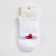 Women's socks minku "hearts", white color, size 36-39 (23-25 ​​cm)