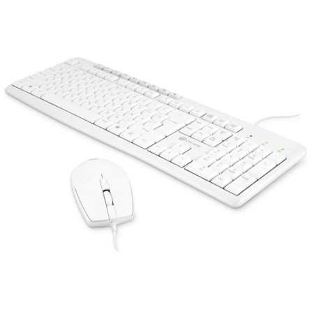 Keyboard + mouse oller S650 CLAV: White Mouse: White USB Multimedia (1875257)-3