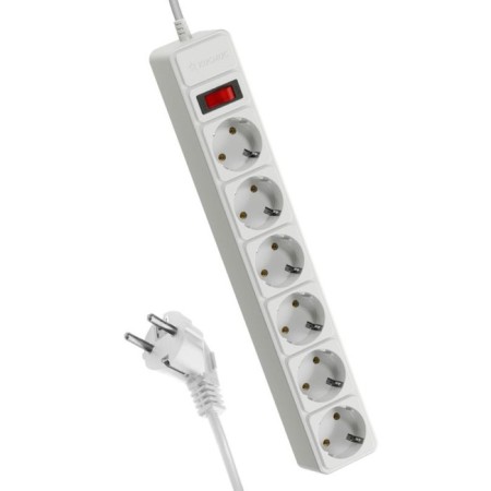 Extension cord with a network filter space FKSM1.8M-6G (W) 16A, 6x1.8m, 16a, IP20