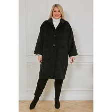 Female coat, size 56, black color