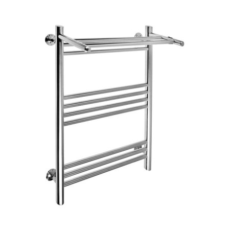 Bohemia electric heated towel rail, 500x800 mm, 11 crossbars, with a shelf