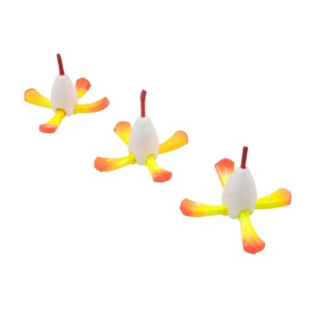 Winter Yaman Froll "Tulip" 1 g, polystyrene, yellow-red color. 3 pcs.-3