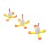Winter Yaman Froll "Tulip" 1 g, polystyrene, yellow-red color. 3 pcs.