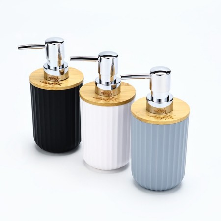 Liquid soap dispenser, white, 350 ml-5