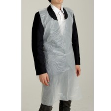 Apron PE 10 μR protective, white, 10 μm., Size 74*120 50pcs/U
