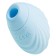 Vacuum-wave stimulator Qli by Flovetta Scall, 6 cm, silicone, blue color