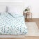 Crystick 1.5 joint venture and I "Eucalypt" color blue 147x210 ± 3, 100% cotton, calico, 120 g/m2