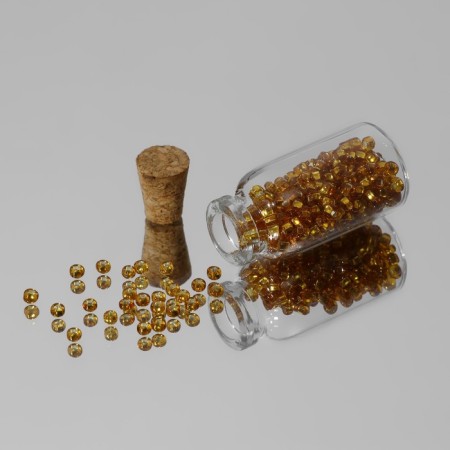 A set of jars for storing little things, d = 1.5 × 3 cm, 18 pcs, in a container, 15 × 8 × 2 cm-4
