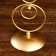 The candlestick "Arne" metal. 10x10x20 cm
