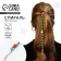 Hair decoration, spiral "Tenderness" 22 cm