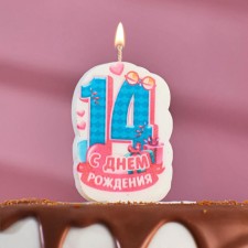 Candle for cake the number 