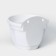Kashpo wall “Nika”, d = 20 cm, 3 l, white color