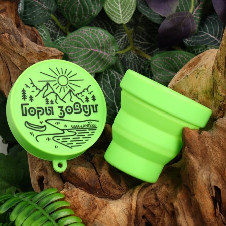 Silicone glass “Mountains Named”, 150 ml-1