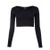 Longsliv Women's Mist, size 40-42, black color