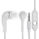 Smartbuy S4 SBH-012K headphones, vacuum, microphone, 93 dB, 16 Ohms, 3.5 mm, 1 m, white