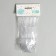 Tablespoons plastic "shine", in a set of 12 pieces, silver color