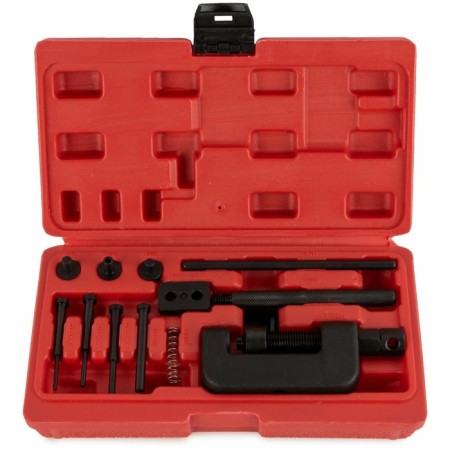 Set of tools for prying, riveting chain jt-1