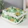 Casket for needlework "Summer flowers on green" 24x16x11 cm