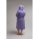 Frequencies Tainted Hood with a hood, size 64-66, lilac color