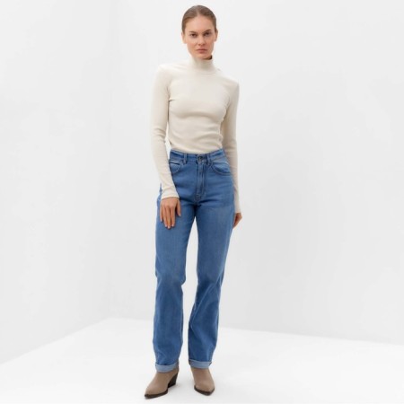 Female turtleneck, dark cream color, size 42 (s)-1