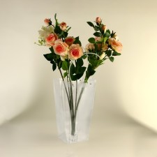 Flower bag is transparent, moisture -resistant, 35x26x13 cm