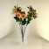 Flower bag is transparent, moisture -resistant, 35x26x13 cm