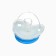 Set: nipple - a dummy with a crocodile holder, classic, +6 months, blue color