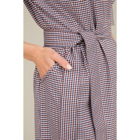 Women's dress, size 58, blue color-3