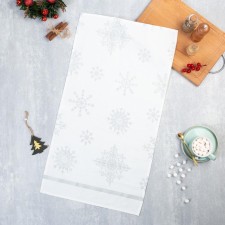 Ethel Silver Snowflakes towel 40x70 cm, 100%HL, 190g/m2