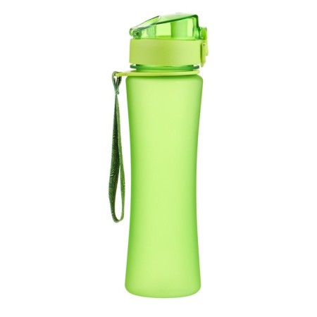 Water bottle, with a drinker, 600 ml, green-2
