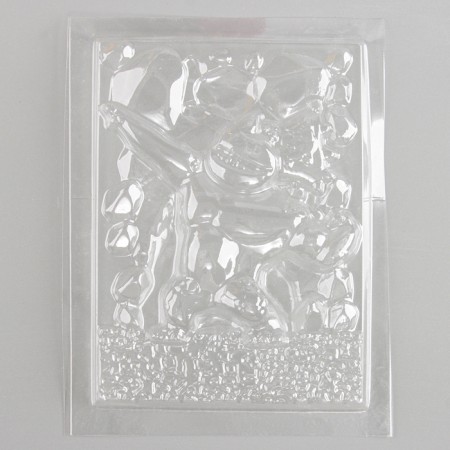 Gypsum bas -relief "Tourbosaurs. BULL "-1